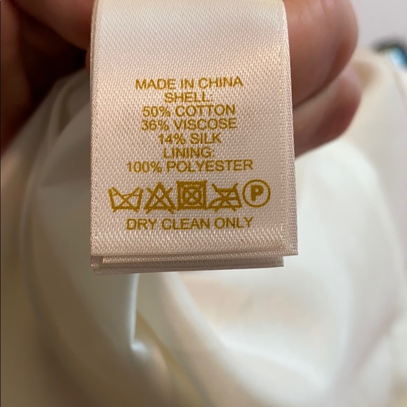 Cream and orange red Kate Spade Dress - Picture 5 of 5